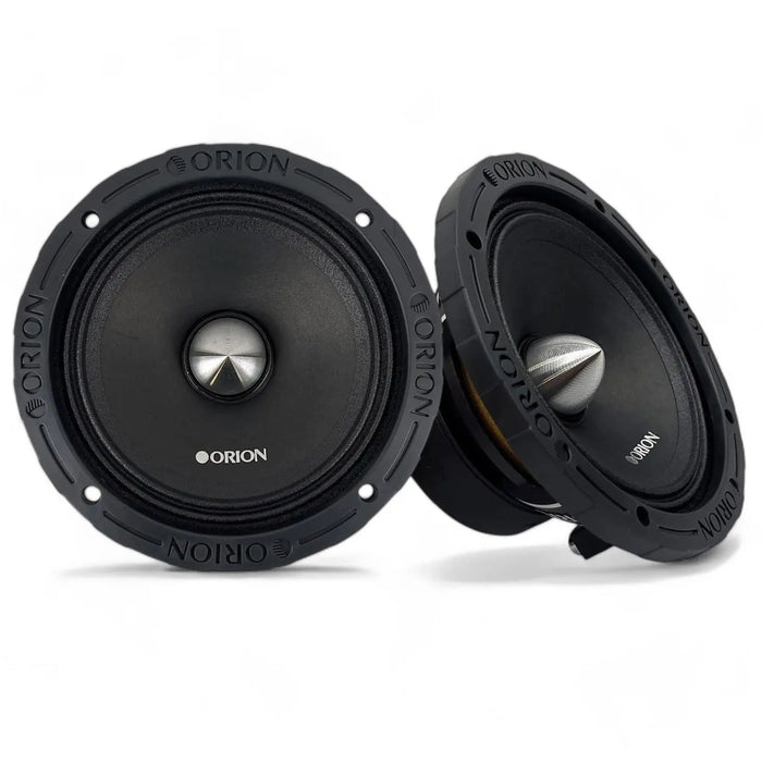 Pair of Orion 2-Ohm 350W RMS XTR Series 6.5" Bullet Midrange Speakers