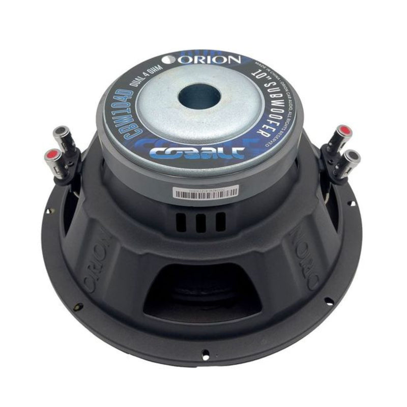 10" 300W RMS | 1200W Peak 4-Ohm 2" DVC Subwoofer ORION COBALT Series / CBW104D