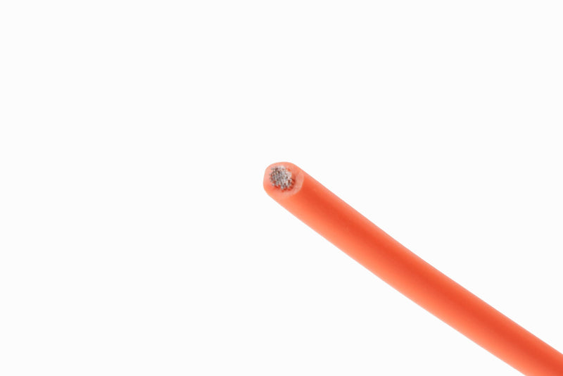 14 GA 100 FT Roll Orange Stranded CCA Primary Wire Lot Cut By The Foot