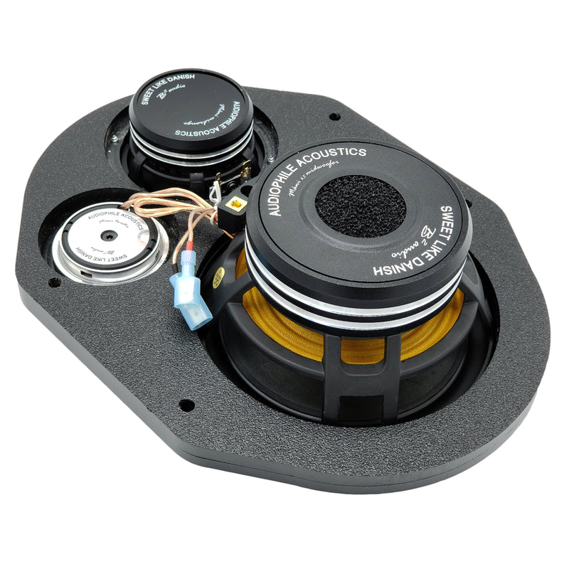 Pair of SMD Ford 3-Way Black Speaker Adapters for Ford F-150, F-250 & F-350