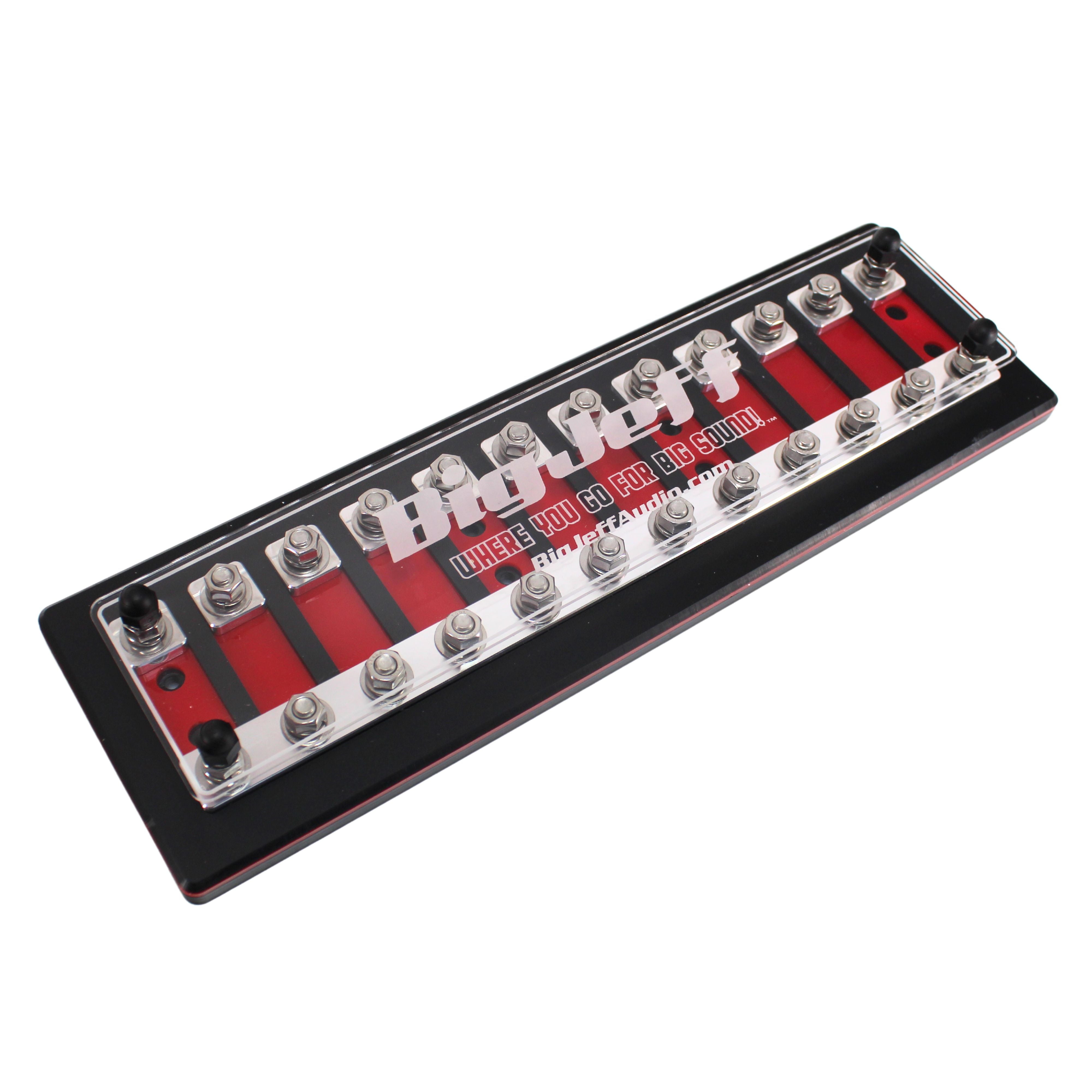 Big Jeff 12 Spot ANL Fuse Block – Pro Power Distribution F12-RD