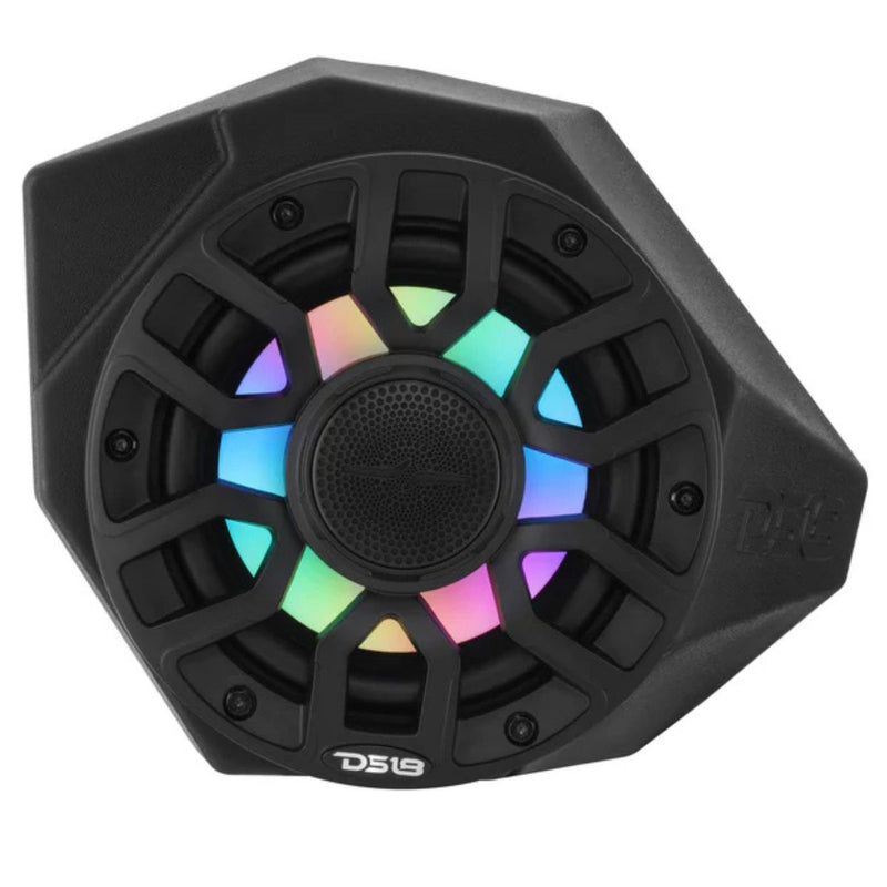 Can-Am X3 Kick Panel Pods w 6.5" 150 Watt RMS Speakers LED DS18 NXL-IQ6/BK
