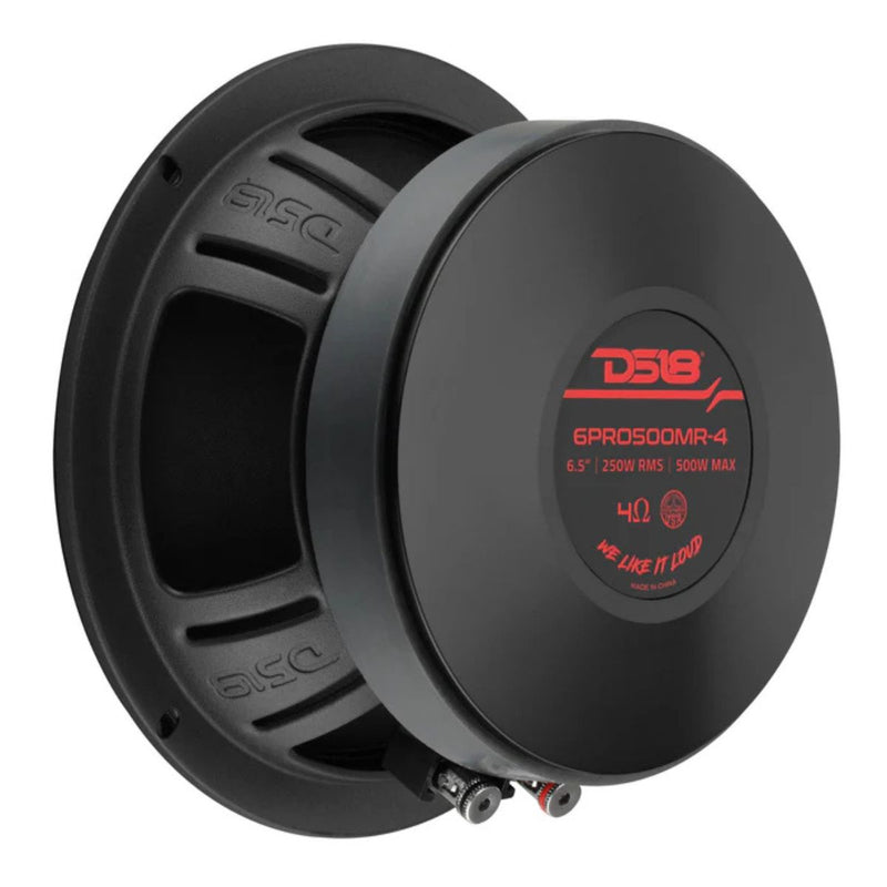 DS18 6.5 250 Watts RMS 4-Ohm High-Sensitivity Pro Loudspeaker w/ Ferrite Magnet