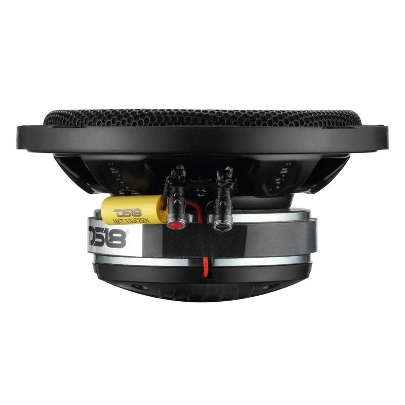 DS18 6.5" Hybrid Slim Speaker w/ 1" Driver Horn 300W Peak 4-Ohm PRO-HY6.4MSL