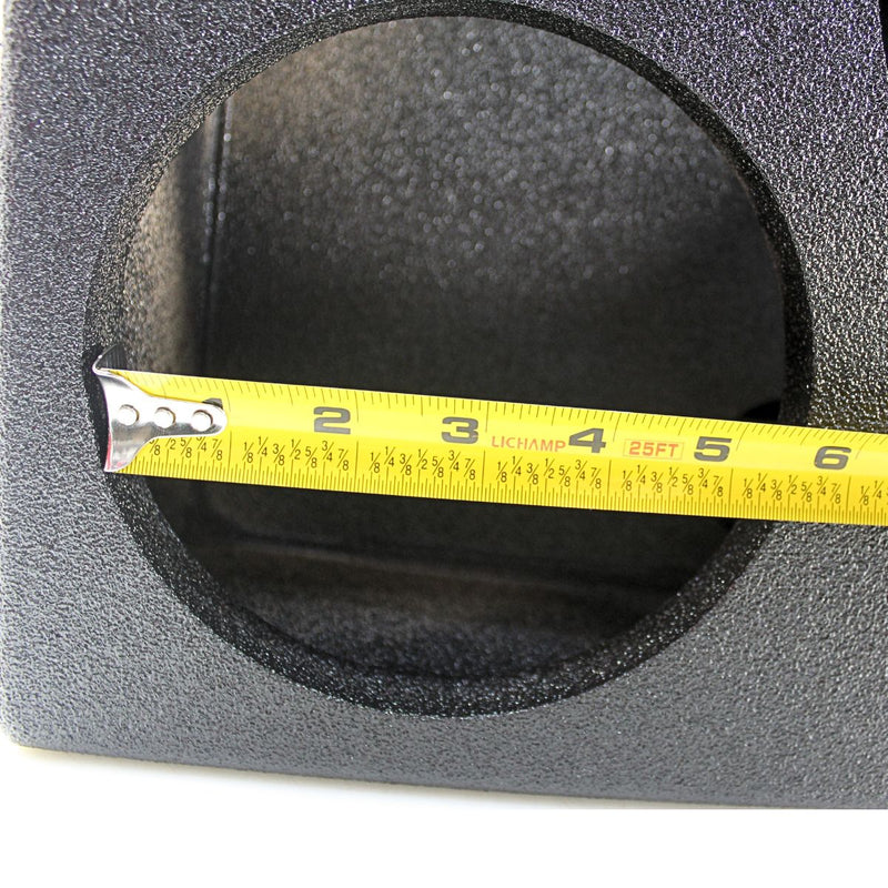 Dual 6.5" + Dual 3" Speaker and Tweeter Universal Speaker Box MDF Black Coated