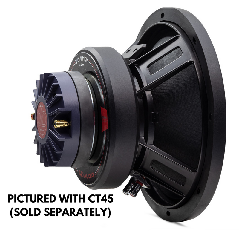 DD Audio Digital Designs VO-10A 10 Inch 300W RMS 4 Ohm Voice Optimized Midwoofer