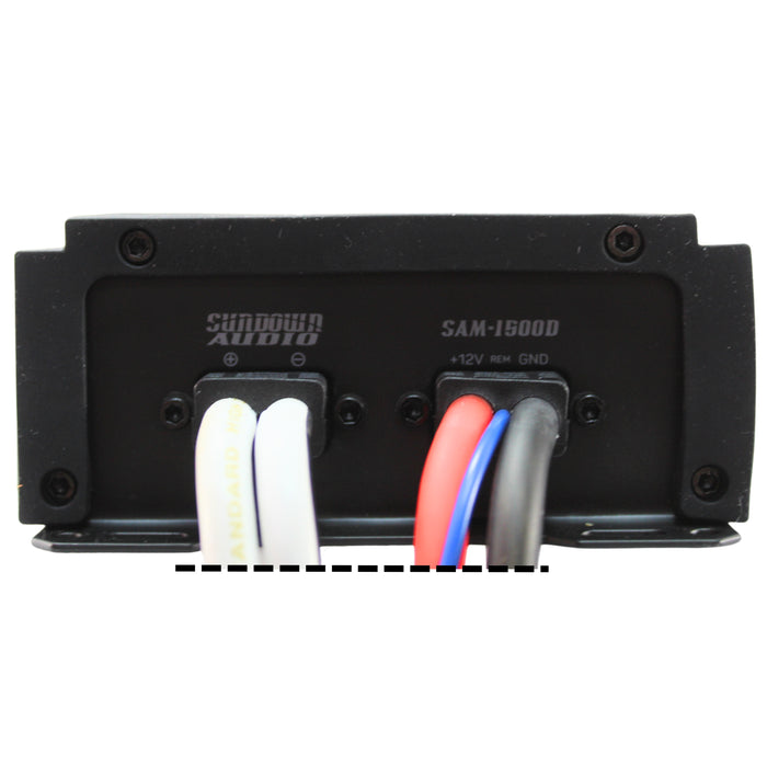 Sundown Audio 1500W 1Ch Class D Micro Marine & Powersports Amplifier SAM-1500D