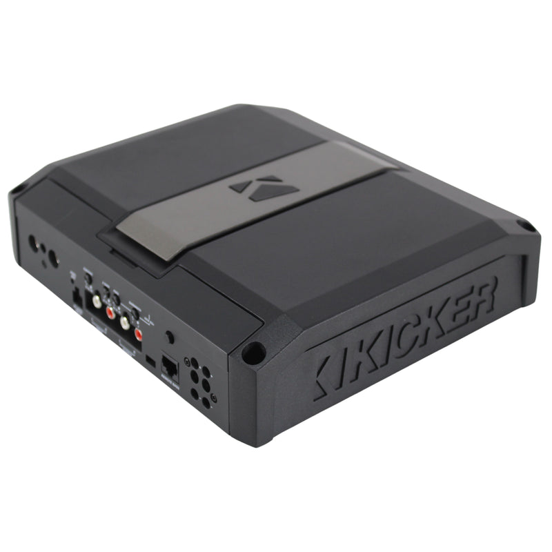 850W 1-Ohm Mono Class D Subwoofer Amplifier w/Smart Bass & LED RGB Center Panel