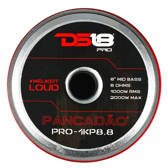 DS18 Car Audio 12" Mid-Bass Loudspeaker 3000 Watt 8 Ohm PANCADO PRO-1.5KP12.8