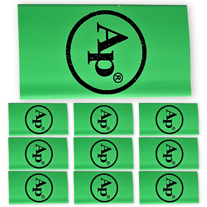 0 Gauge 3:1 Heat Shrink with Audiopipe Logo 10 Pack Green