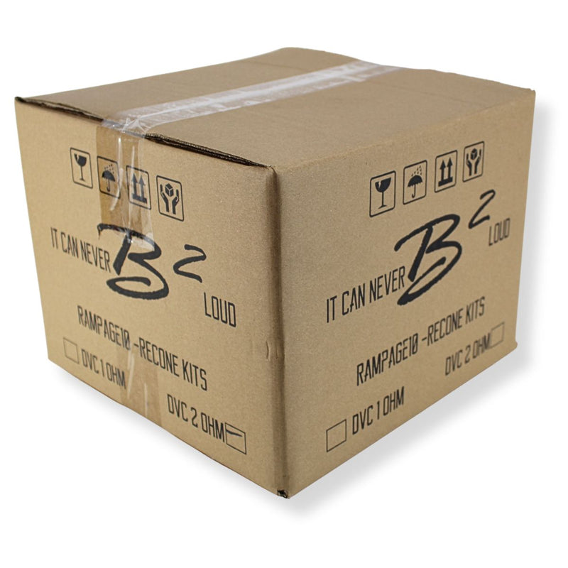B2 Audio 10" Subwoofer Recone Kit RAMPAGE10-D2-RC Dual 2 Ohm