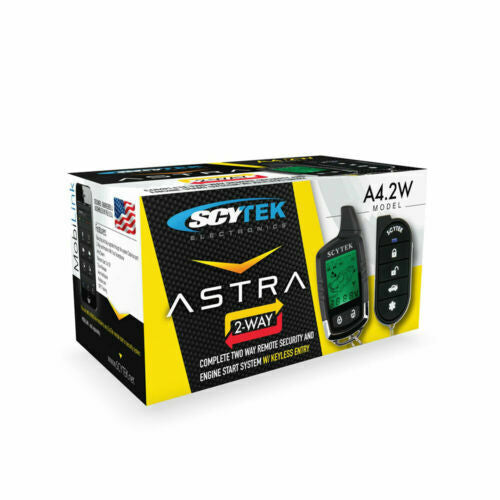 Scytek Car Alarm Security System, Keyless Entry 2-Way LCD Remote Start