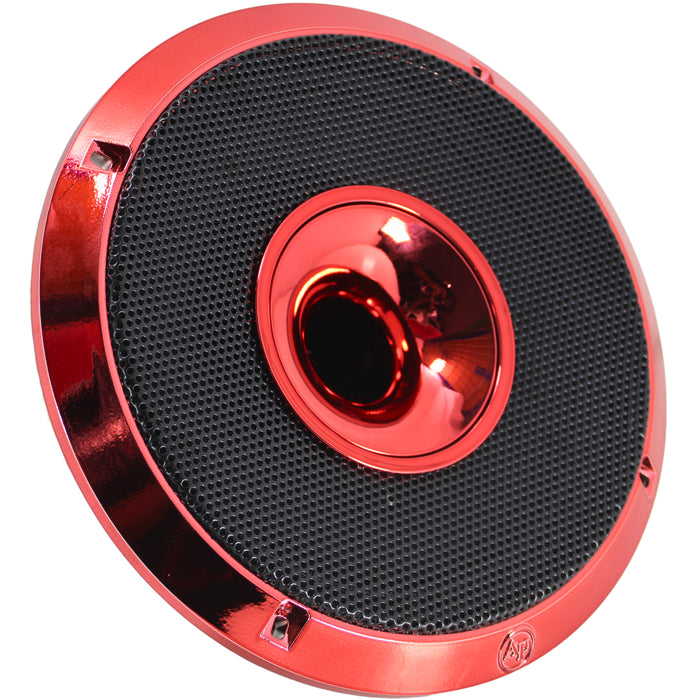 Audiopipe 8" 200W RMS 4 Ohm Red Eye Candy Compression Horn Midrange Coax Speaker