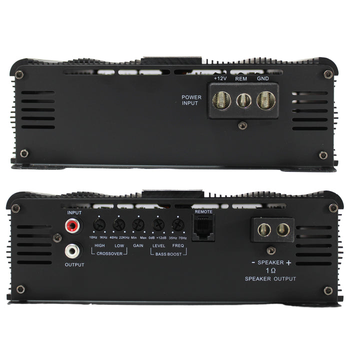 Marts Digital Amplifier Full-Range Class D Bass Knob 1000 watts 2 ohm MXD-1000-2