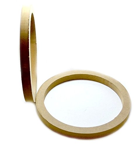 Pipeman's Installation Solution 6.5" Diameter 3/4-inch Spacer MDF Wood Ring Pair