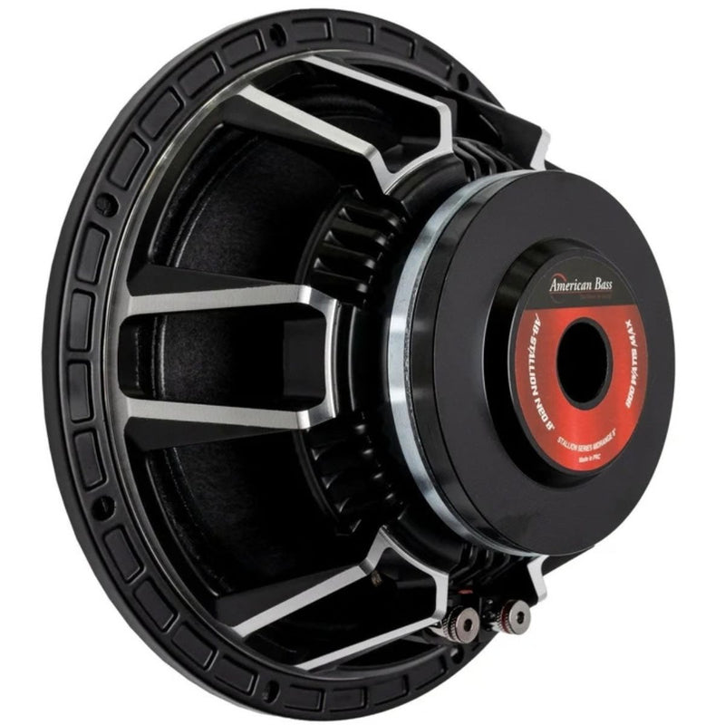 American Bass 8" 400W RMS 4-Ohm Neodymium Midrange Car Speaker STALLION-8-MR