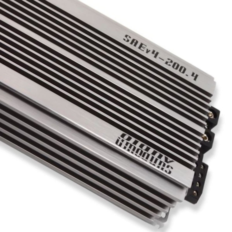 Sundown Audio 1.2k Watt RMS 2-Ohm 4-Channel Class-A/B Amplifier SAE-200.4-V4