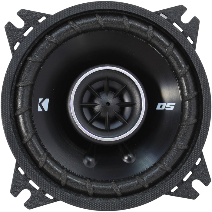 Kicker DS Series 4" 30W RMS 4-Ohm 2-Way Coaxial Full Range Speakers /43DSC404