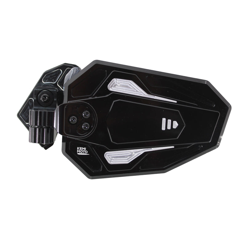 KEMIMOTO Adjustable Shatterproof Aluminum UTV Side Mirrors for Can-Am & Polaris OPEN BOX