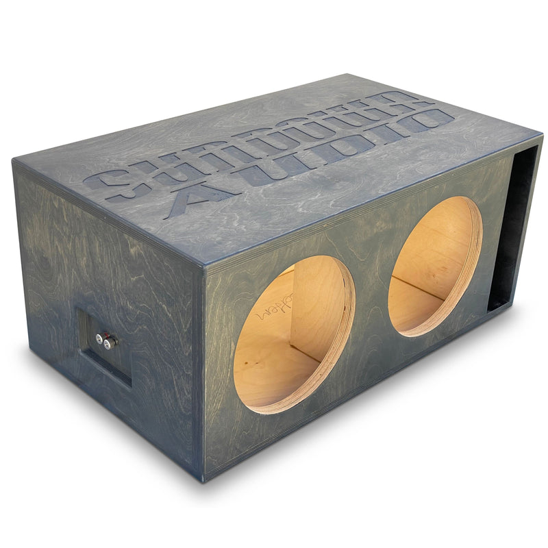 3000W RMS Dual 1 or 2-Ohm 10" NS Series V6 Subwoofer w/Dual 10" Birch Ported Box