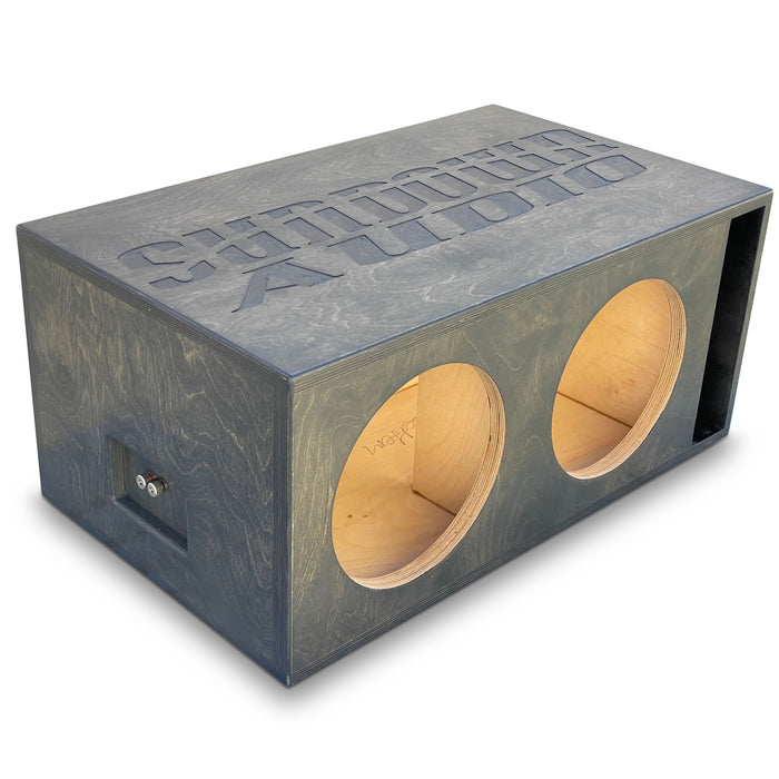 3000W RMS Dual 1 or 2-Ohm 10" NS Series V6 Subwoofer w/Dual 10" Birch Ported Box