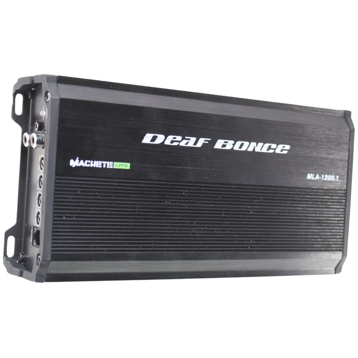 Deaf Bonce Machete Monoblock 1200W 1-Ohm Class-D Amplifier MLA-1200.1 OPEN BOX