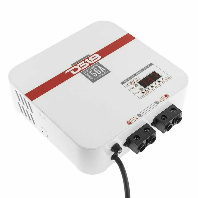 DS18 PWSMA56 Marine Grade Automatic Battery Charger 56A Charging Output Digital - Big Jeff Online Inc
