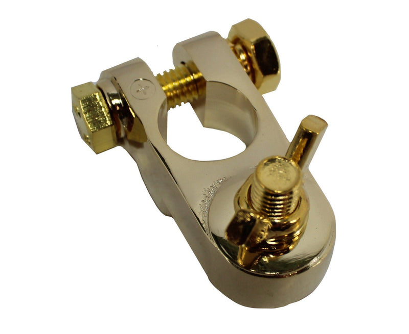 Metra 24K Gold Plated 5\16" Bolt Positive + Negative Battery Terminal Combo