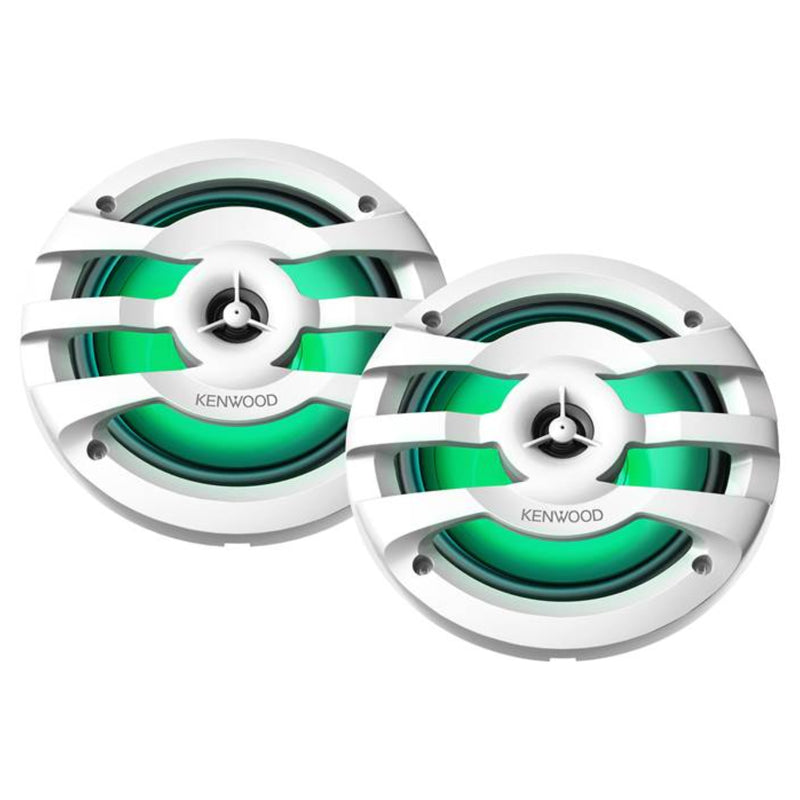 Kenwood Marine Media Receiver /w Bluetooth & (2) 2-way Speakers with Illumination