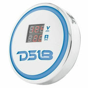 Waterproof Digital Volt/Amp Current Meter Chrome Plated RGB LED DS18 - Big Jeff Online Inc