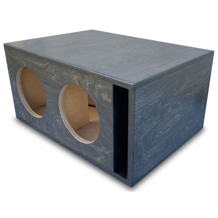 Dual Universal Birch 8" Ported Subwoofer Box 3/4" Baffle Tuned To 34Hz