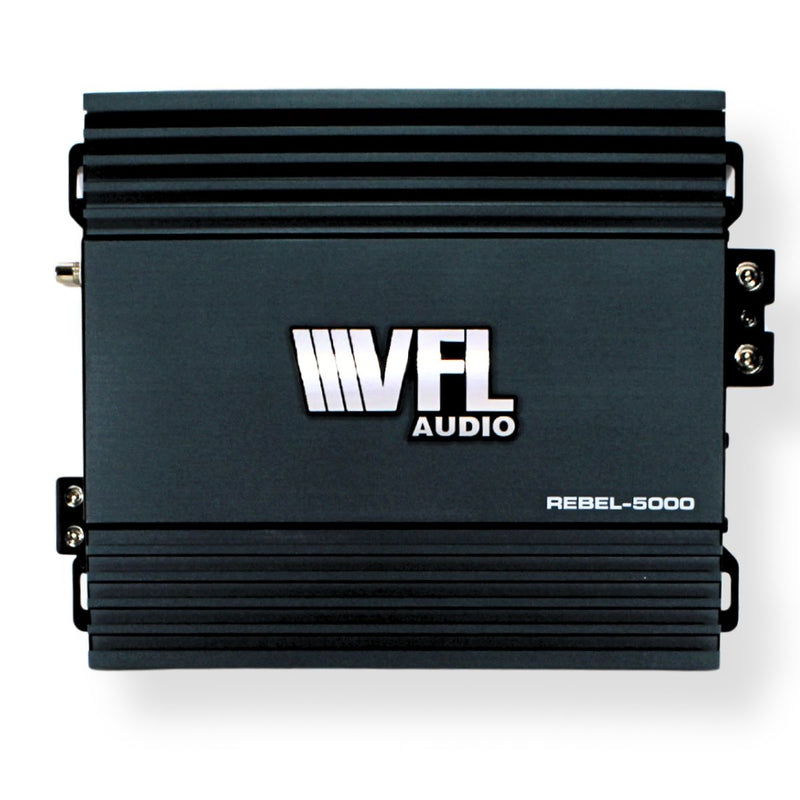 American Bass 5000 Watts 1-Ohm Monoblock Class D Digital Amplifier REBEL-5000.1