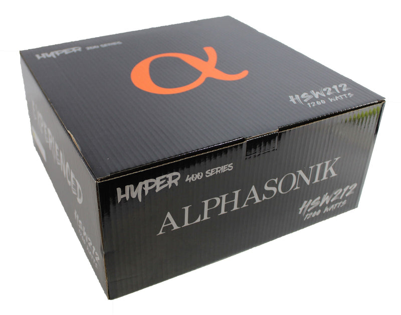 12" 1200W HYPER 200 Series Subwoofer 4 Ohm 2" Voice Coils HSW212