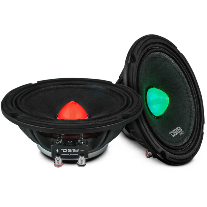 DS18 PRO 6.5” Full-range 225 Watt RMS 4-Ohm RGB LED Neo Bullet Loudspeaker