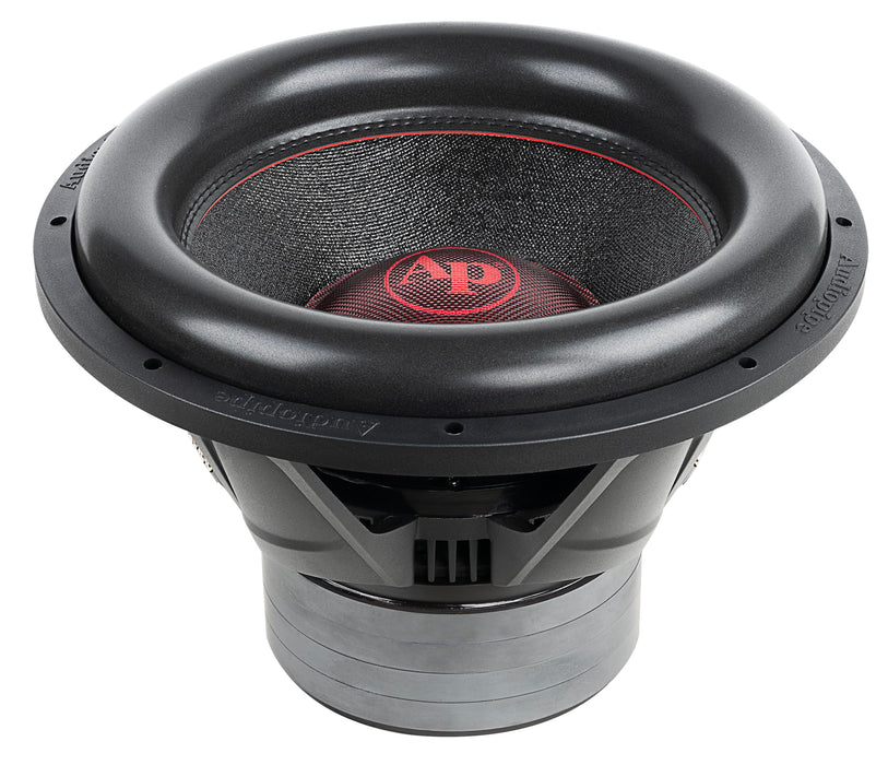 Audiopipe 15" 1400W RMS Dual 2-Ohm Quad Stack Composite Cone Subwoofer