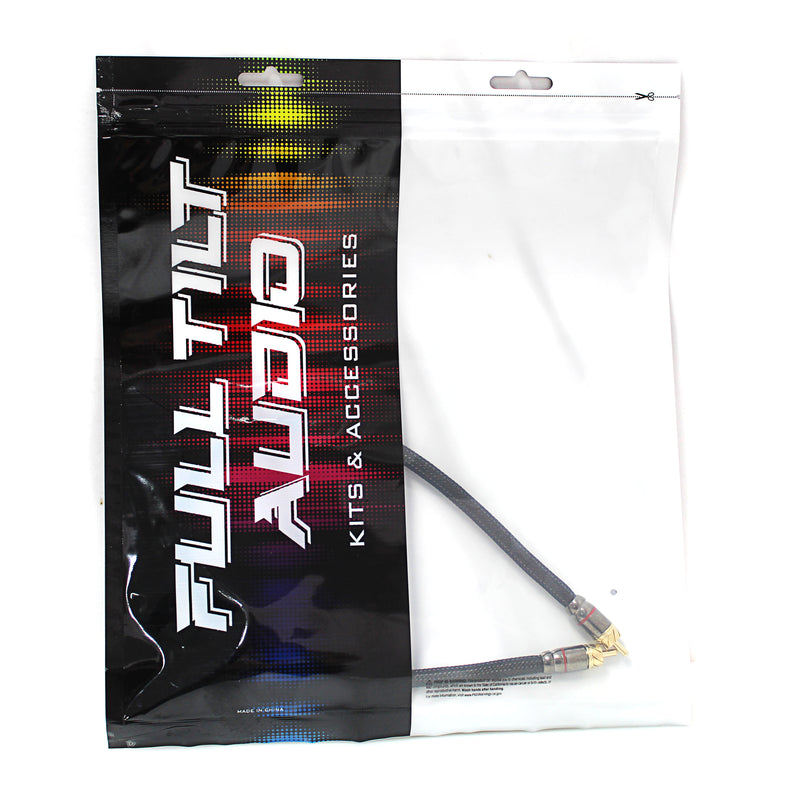 Full Tilt Audio Single 1.5 Feet Gold Tip High Quality RCA Cable FT-RCA1.5-HQ-SGL