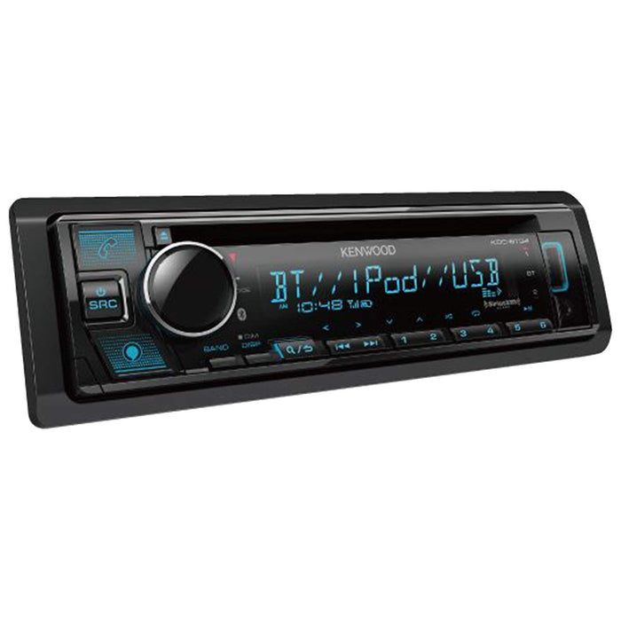 Kenwood Single DIN CD Bluetooth Spotify Ready  Car Audio Receiver KDC-BT34