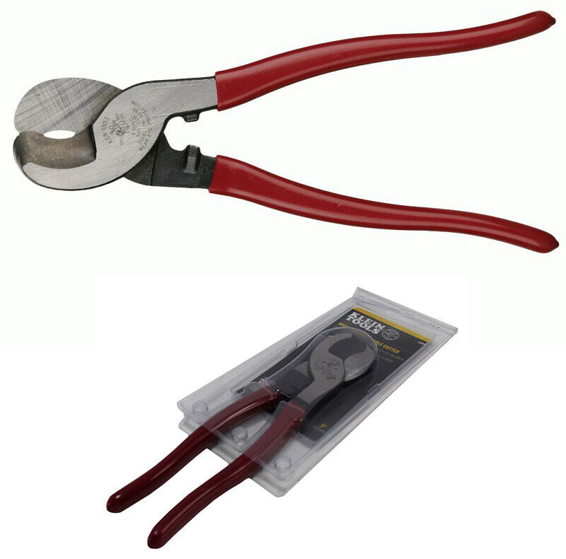 Klein Tools 9" Heavy Duty Wire Crimper 10-22 AWG + Heavy Duty Cable Cutter