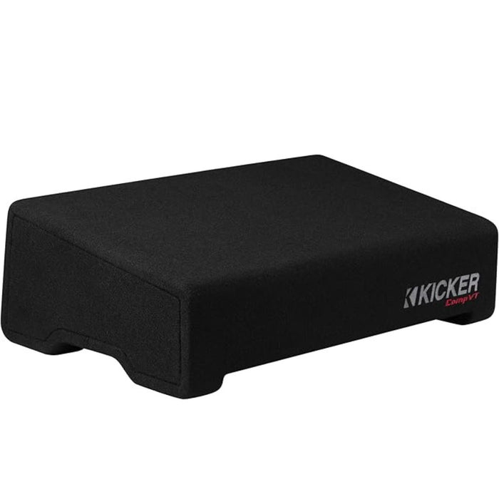 12" CompVT Down-Firing Subwoofer Enclosure, 2-Ohm, 900W Peak Kicker 52CVTDF122