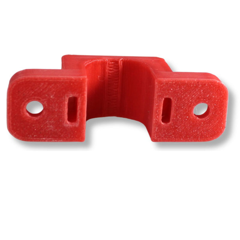1/0 Gauge Cable Management Wire Comb Single Slot Can Use w/ Cable Tie Red/Black