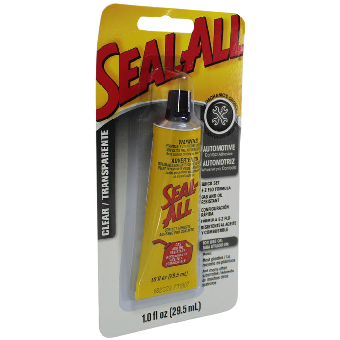 1 oz Seal-ALL Quick Set Clear Contact Gas & Oil-Resistant Automotive Adhesive