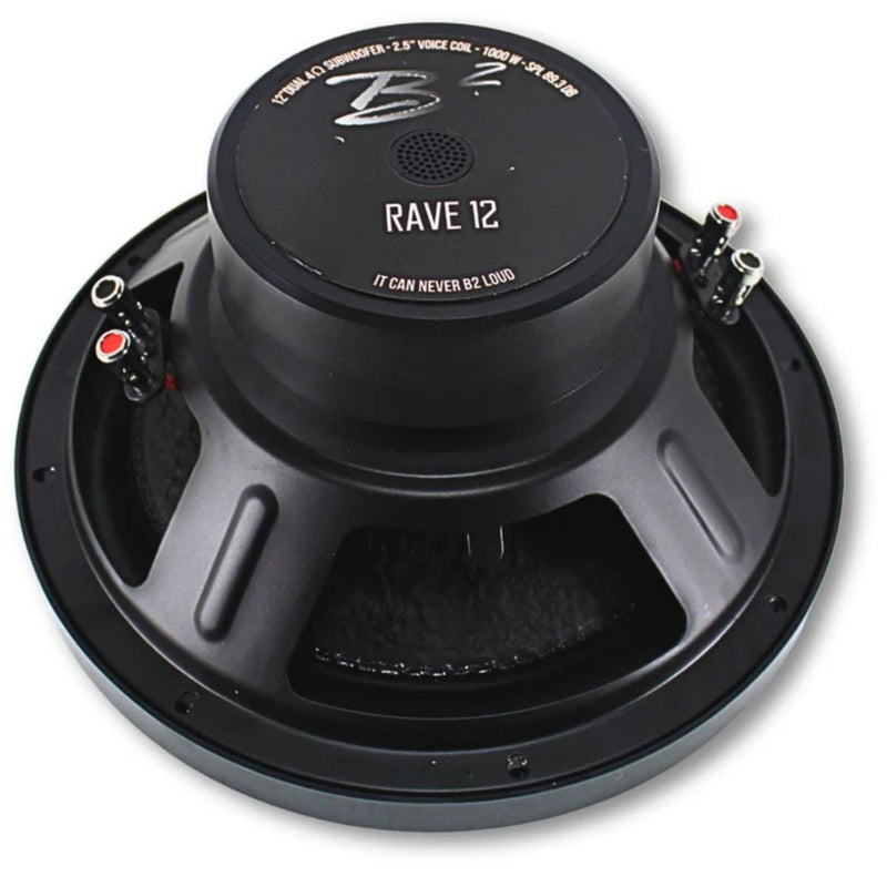 B2 Audio Subwoofer & Amplifier Combo ZERO6 w/4x RAVE 12" Subs