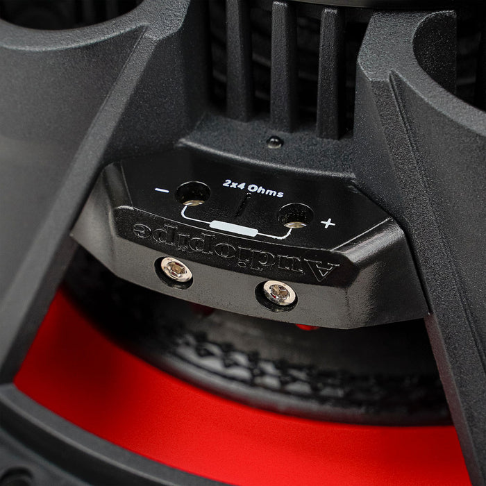 Audiopipe TXX-BDC-IV-12: 12" Quad Stack Subwoofer  1100 watts RMS, Dual 4 Ohms