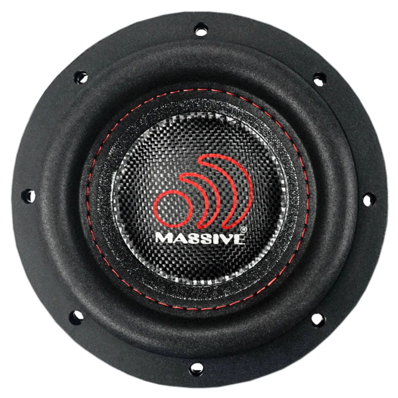 Massive Audio 6" 300 Watt RMS Dual 4 Ohm Voice Coil Subwoofer HIPPOXL64