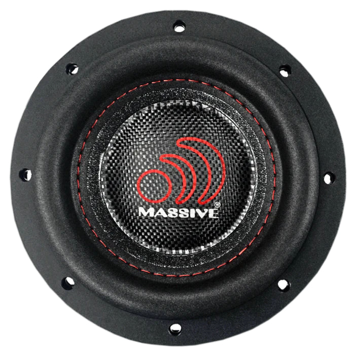 Massive Audio 6" 300 Watt RMS Subwoofer Dual 4 Ohm Voice Coil HIPPOXL64