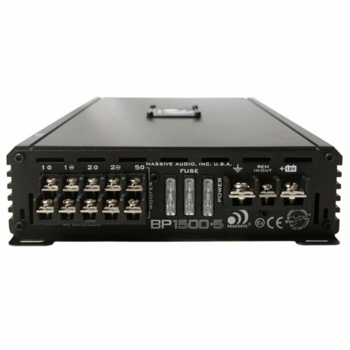 Massive Audio Blade BP1500.5 Full Range Amplifier. 5 Channel Amplifier 1500W
