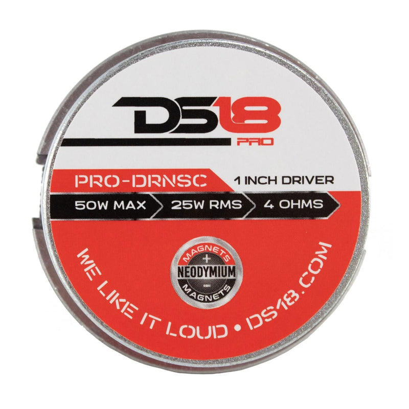 DS18 1" Neodymium Compression Super Driver 25 Watt RMS 4 Ohm PRO-DRNSC