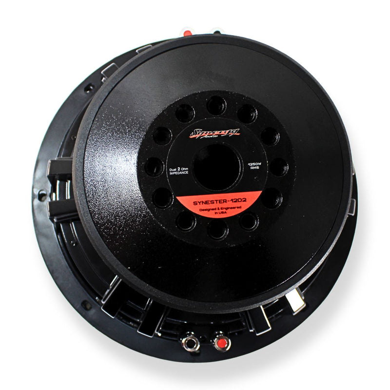 Synergy Audio 12" 1250W RMS Dual 2 Ohm Subwoofer Synester Series SYN-12D2