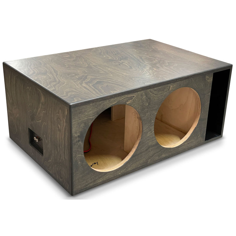 Dual Universal Birch 12" Ported Subwoofer Box 3/4" Tuned To 32Hz