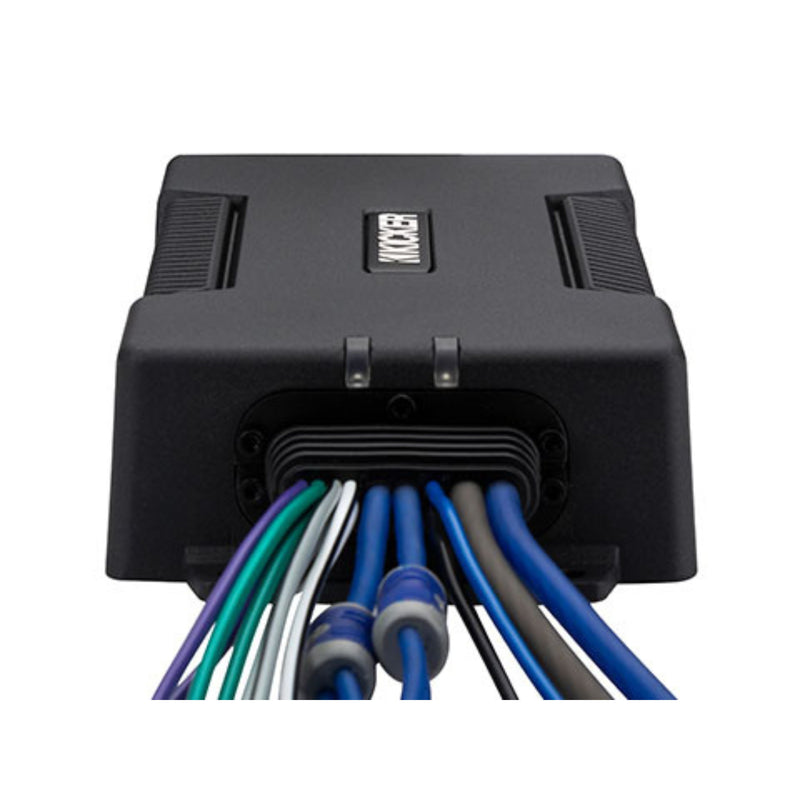 Kicker Waterproof Powersport Full-Range Amplifier Class D 400W RMS + Install Kit